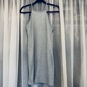 Forever 21 light gray bodycon dress